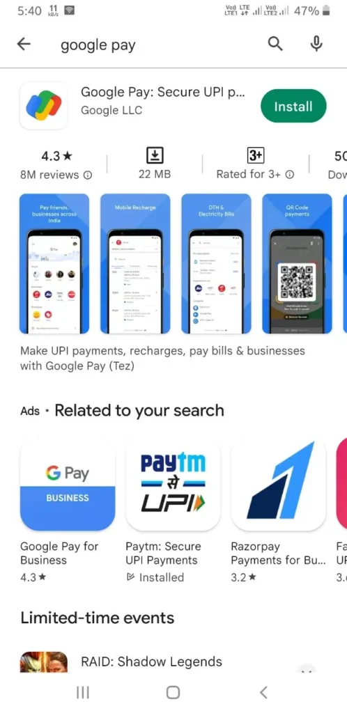 Google pay kaise banaye